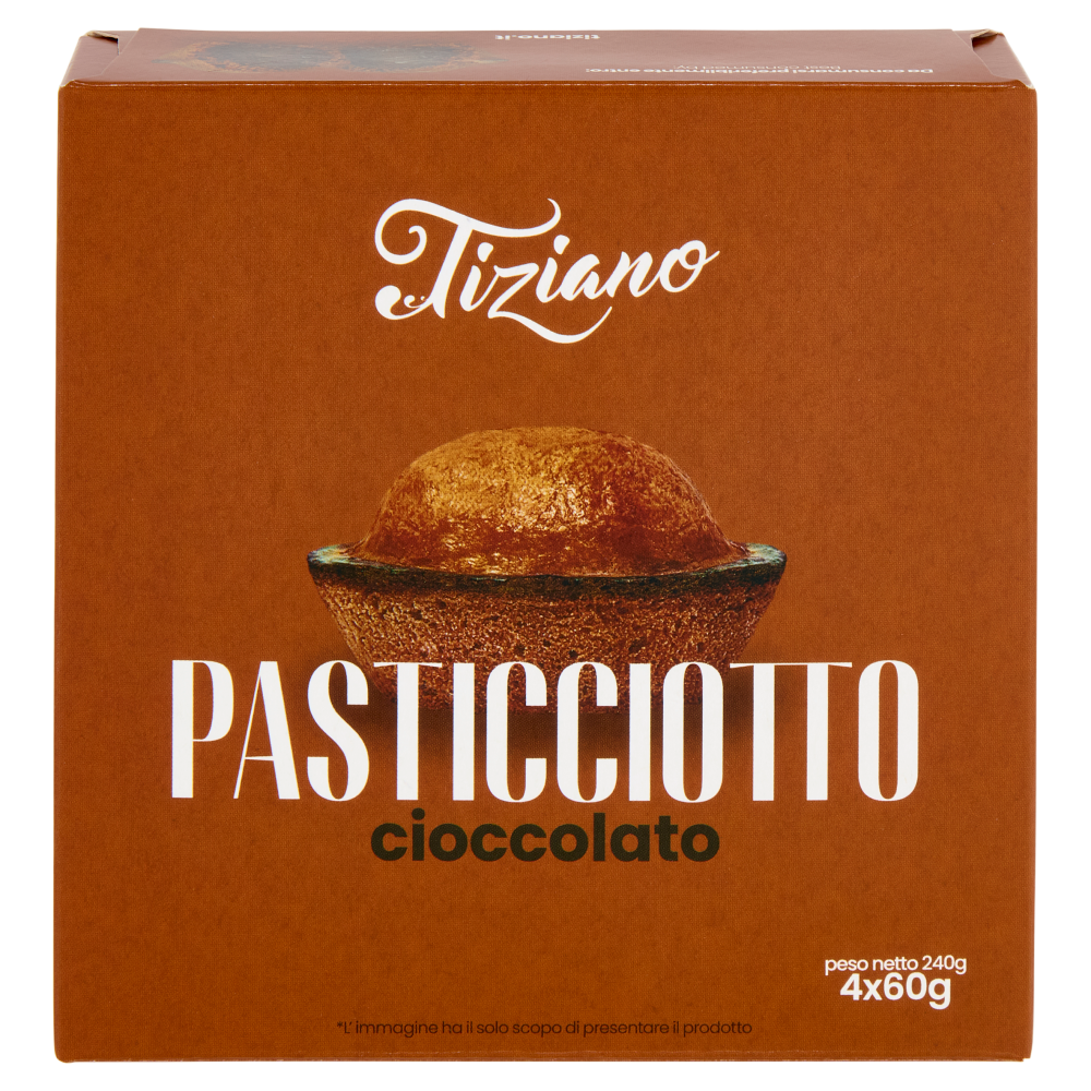 Tiziano Pasticciotto cioccolato 4 x 60 g