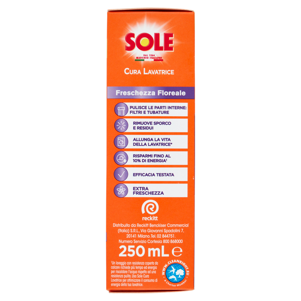Sole Freschezza Floreale Cura Lavatrice 250 ml
