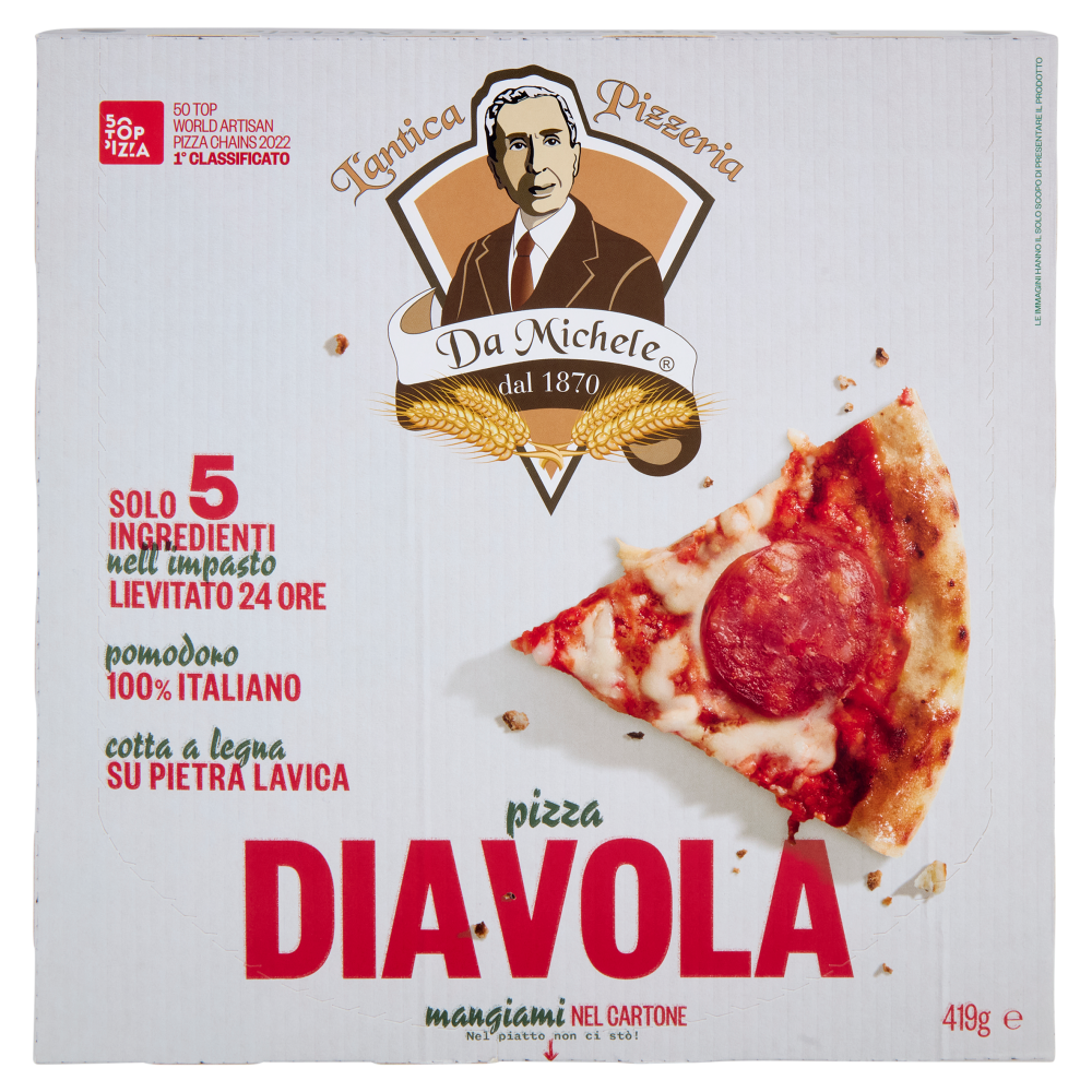 L'antica Pizzeria Da Michele pizza Diavola 419 g