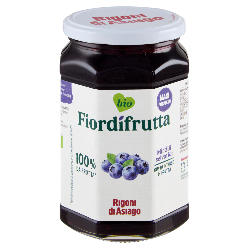 Rigoni di Asiago Fiordifrutta bio Mirtilli selvatici 600 g
