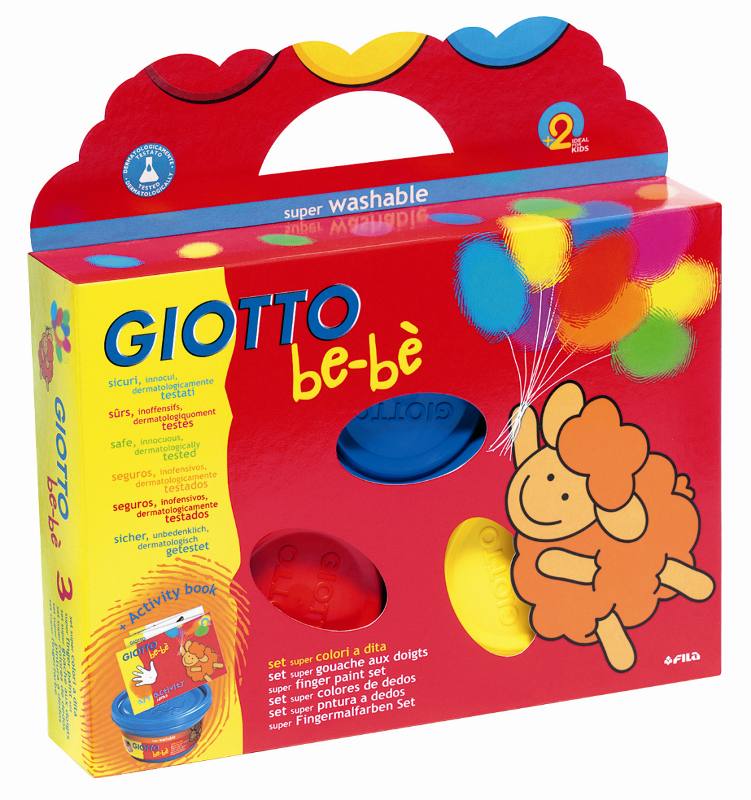 F.I.L.A. Set Colori A Dita Giotto Bebe'