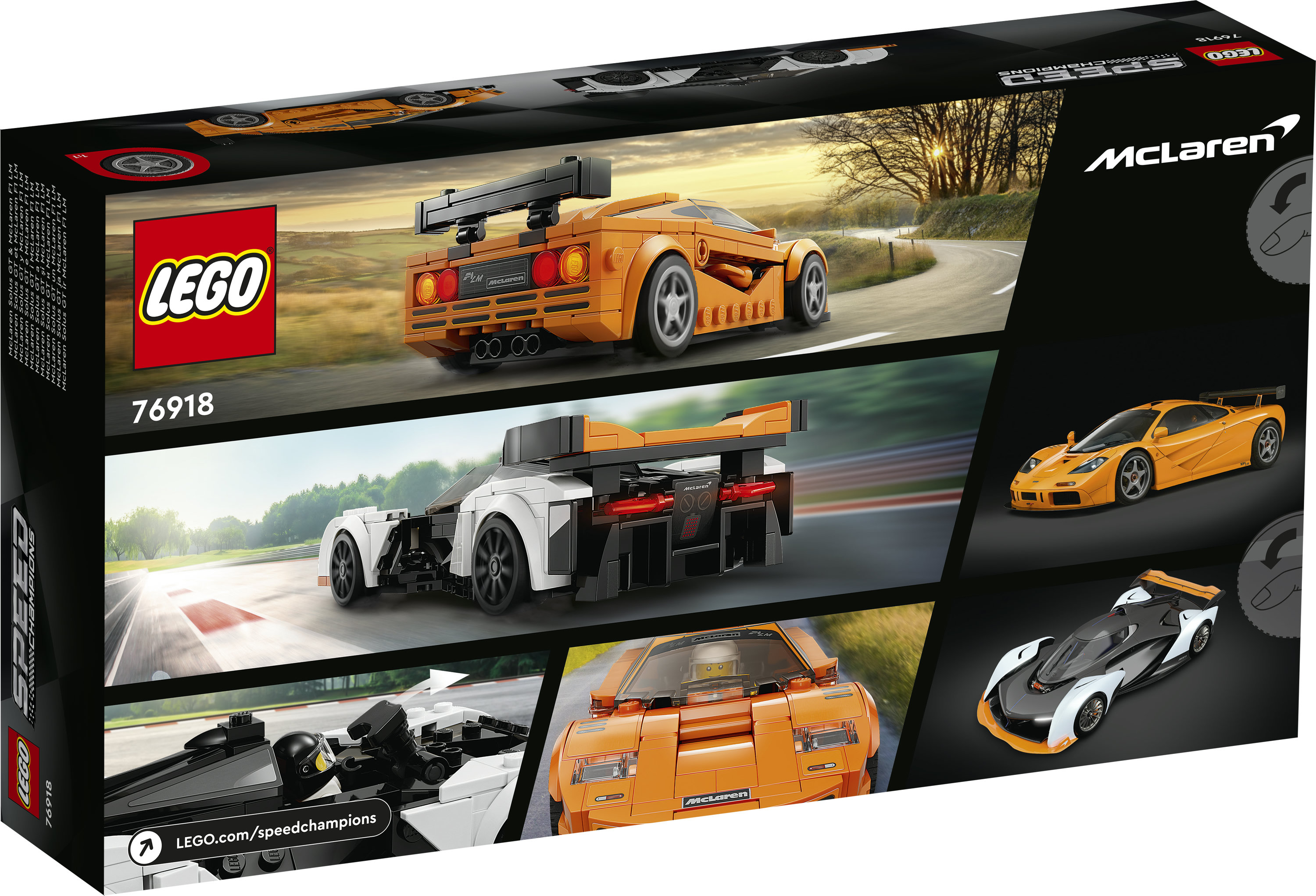 LEGO Speed Champions McLaren Solus GT & McLaren F1 LM