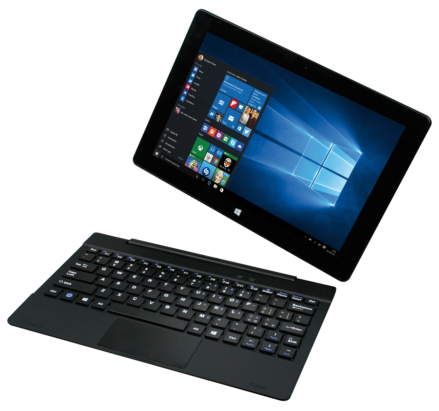 Mediacom WinPad X120 Intel Atom&reg; 32 GB 25,6 cm (10.1") 2 GB Wi-Fi 4 (802.11n) Windows 10 Home Nero