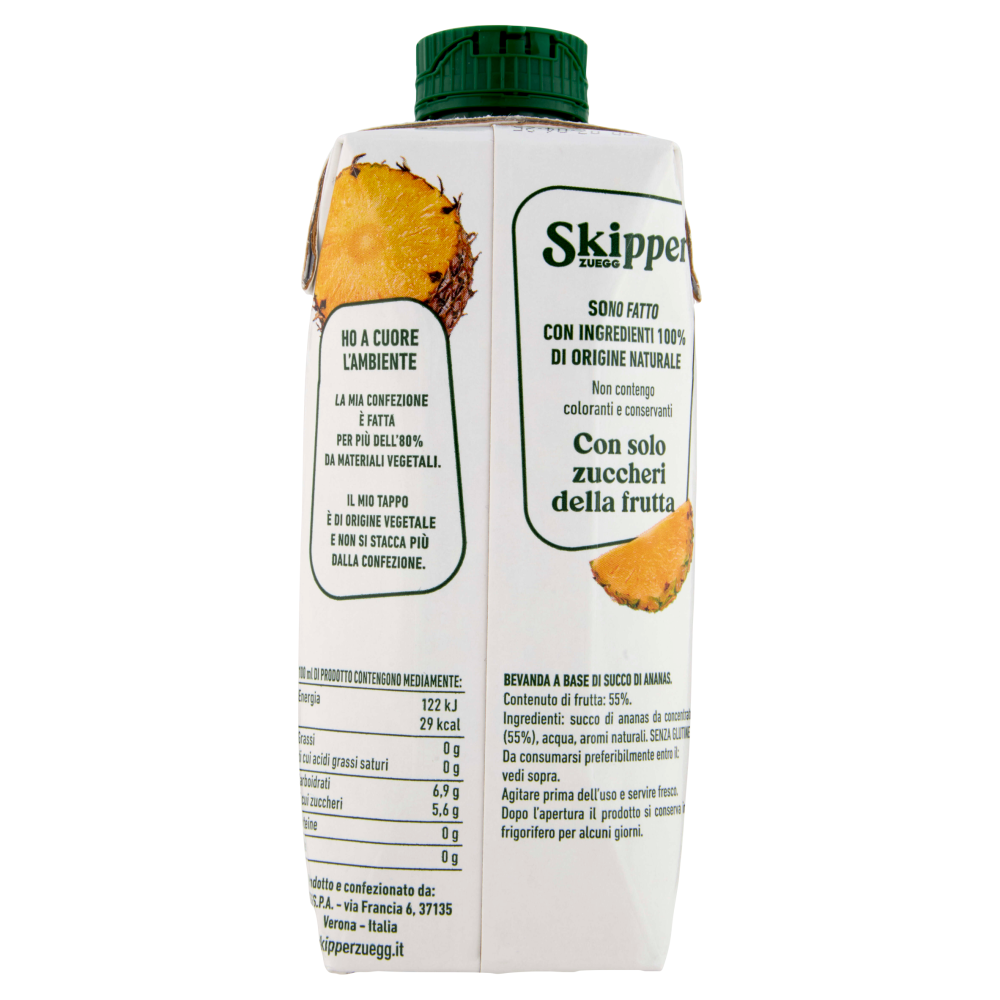 Zuegg Skipper Ananas Senza zuccheri aggiunti 330 ml