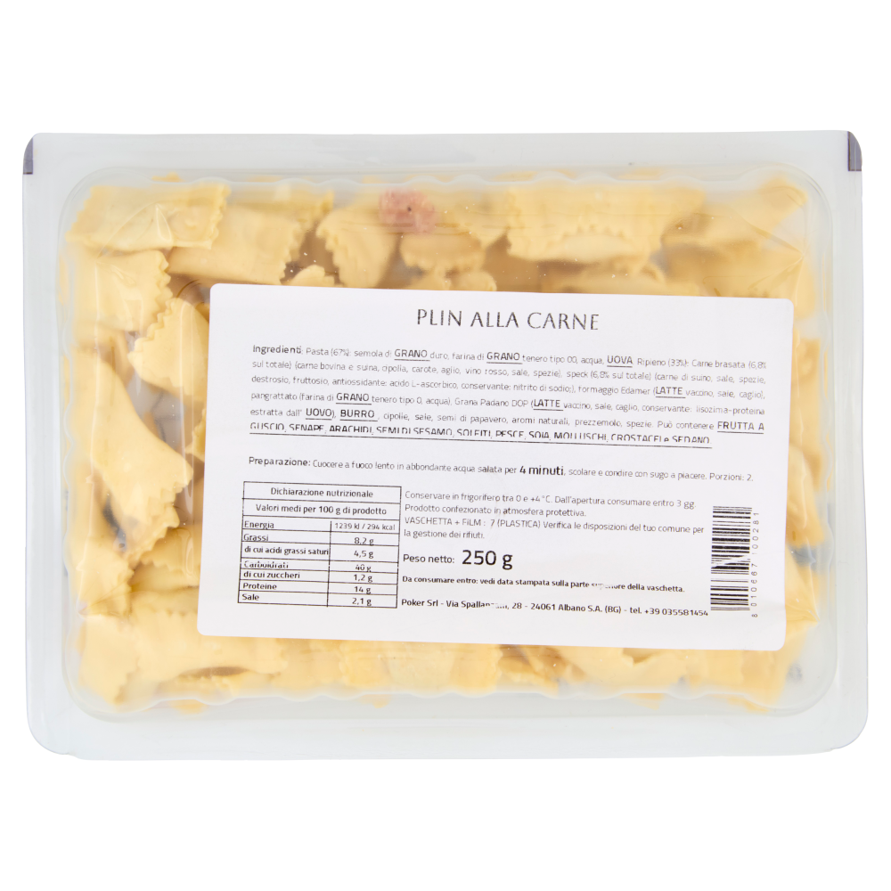 Poker Plin alla Carne 250 g