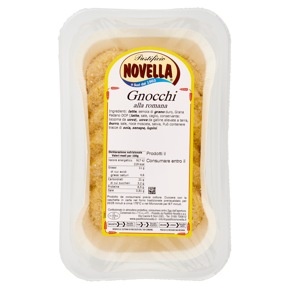 Pastificio Novella Gnocchi alla romana 350 g
