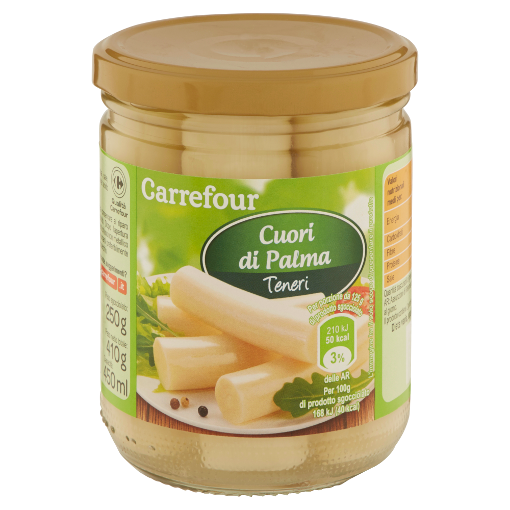 Carrefour Cuori di Palma Teneri 410 g