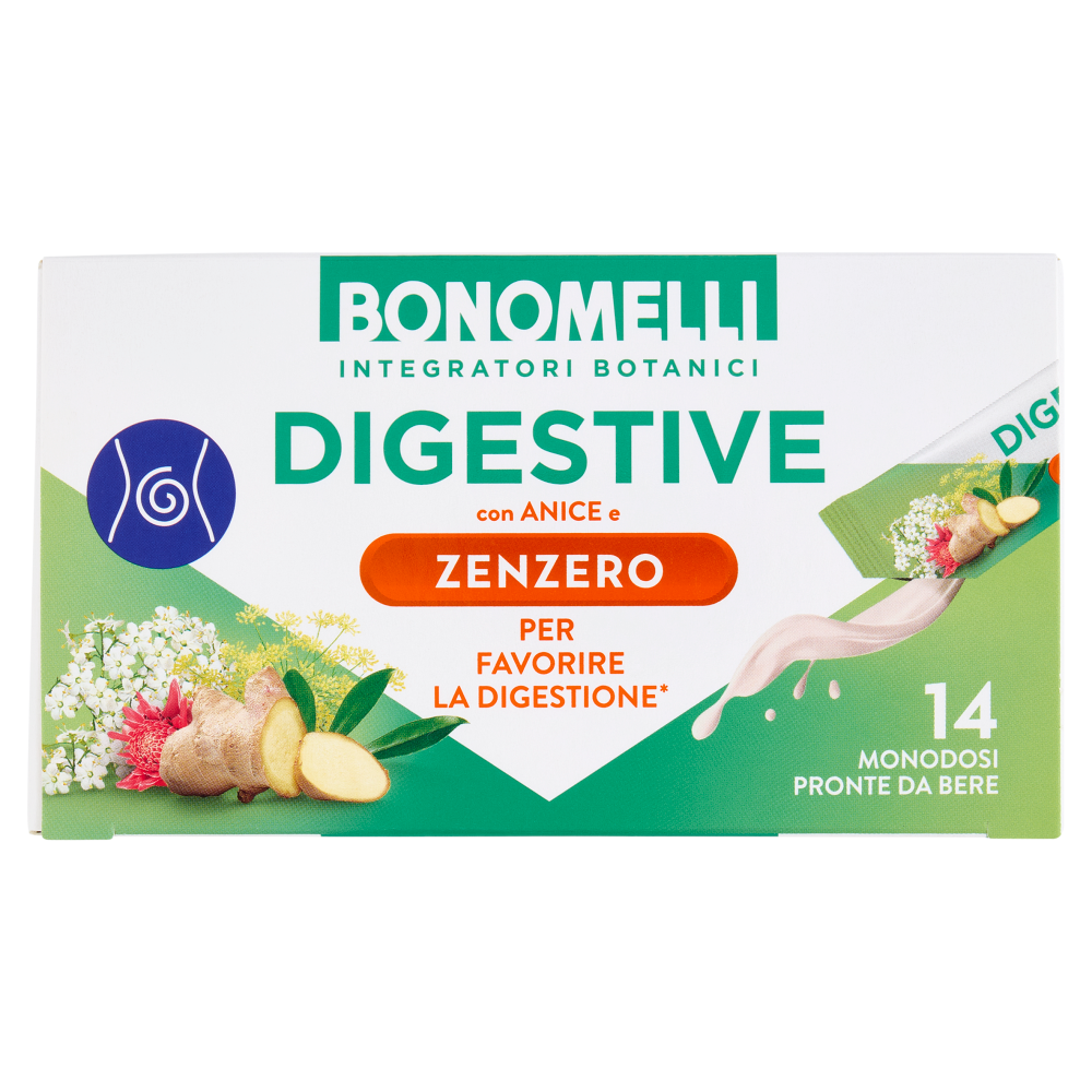 Bonomelli Integratori Botanici Digestive 14 stick monodose 140 ml