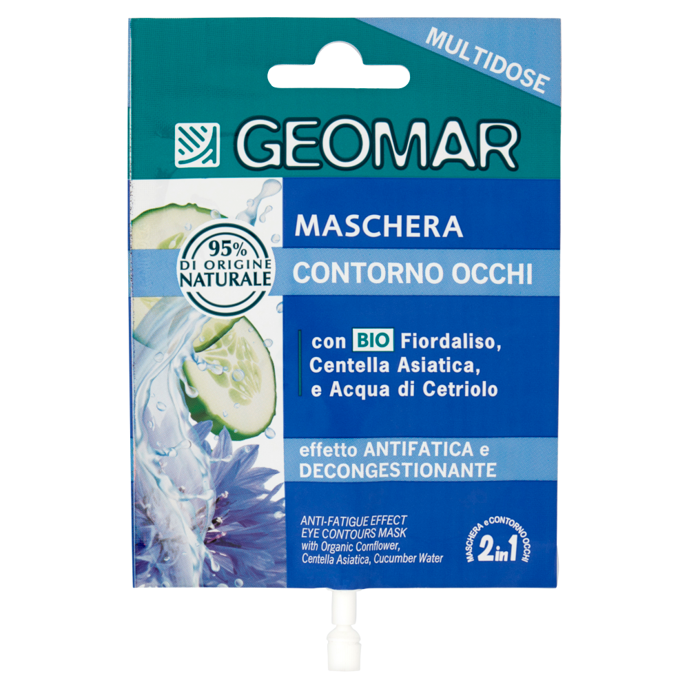 Geomar Maschera Contorno Occhi effetto Antifatica e Decongestionante 12 mL