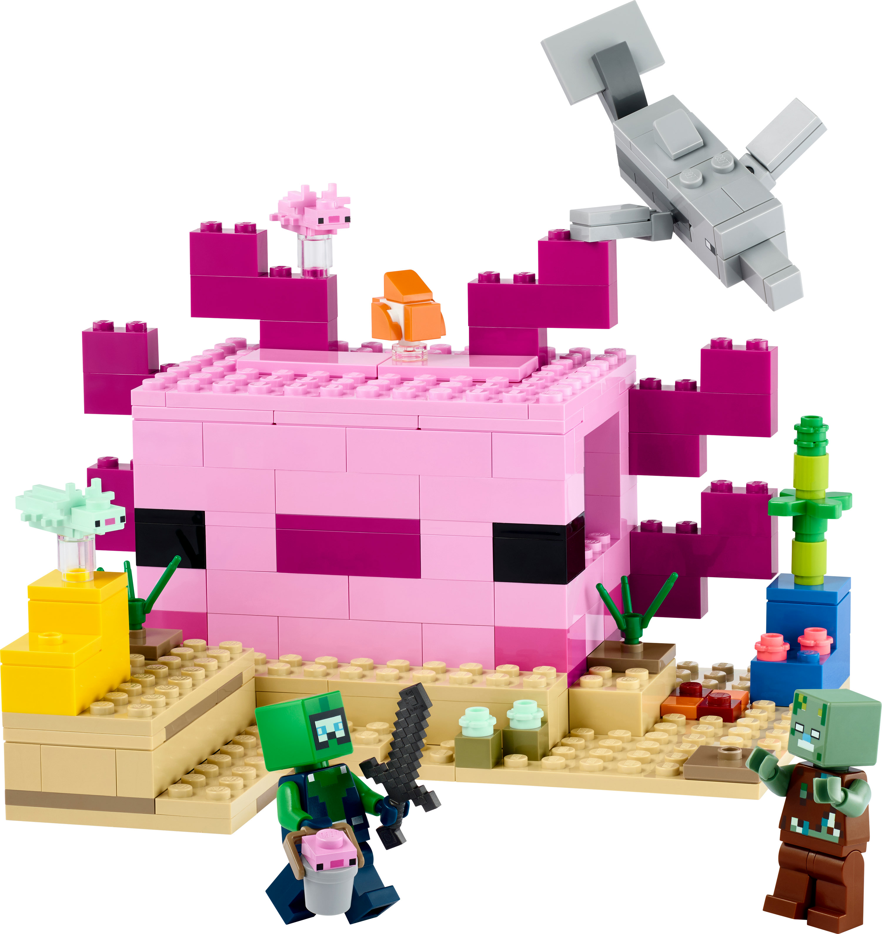 LEGO Minecraft La casa dell&rsquo;Axolotl