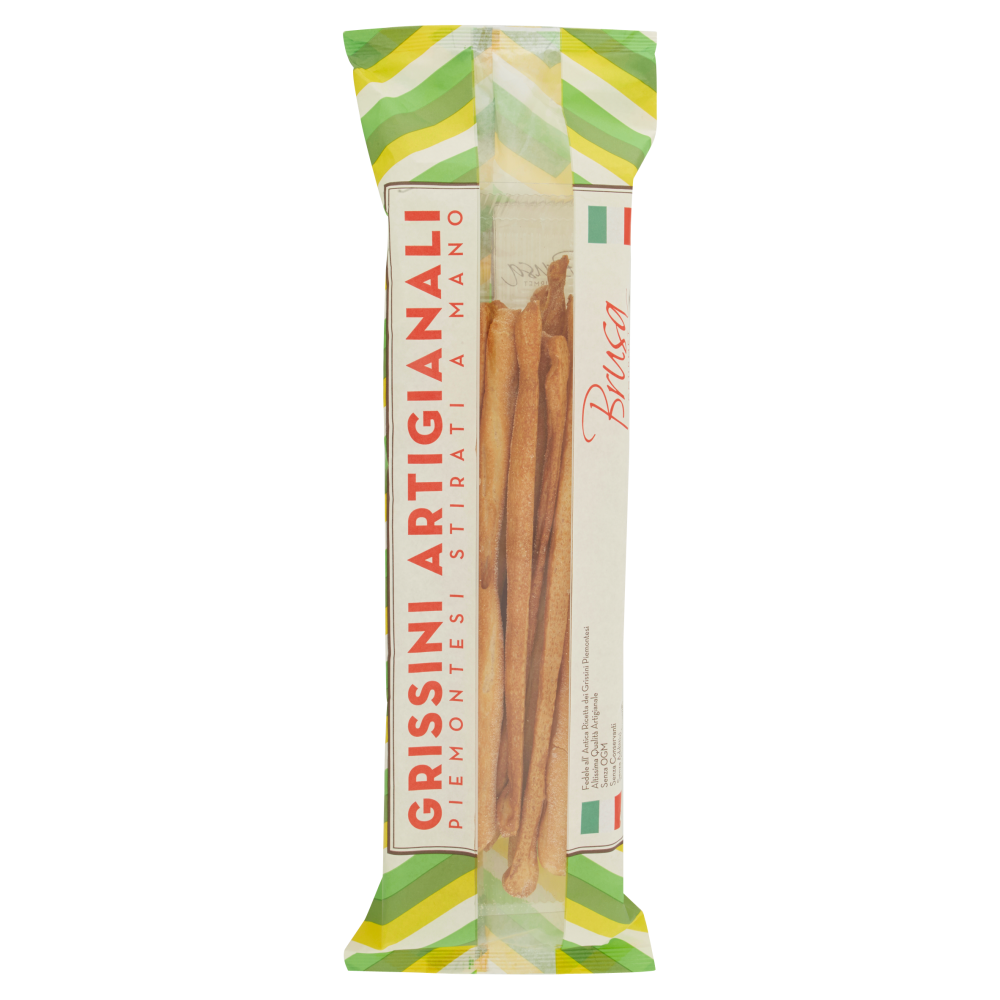 Brusa Grissini Artigianali Piemontesi Stirati a Mano 200 g