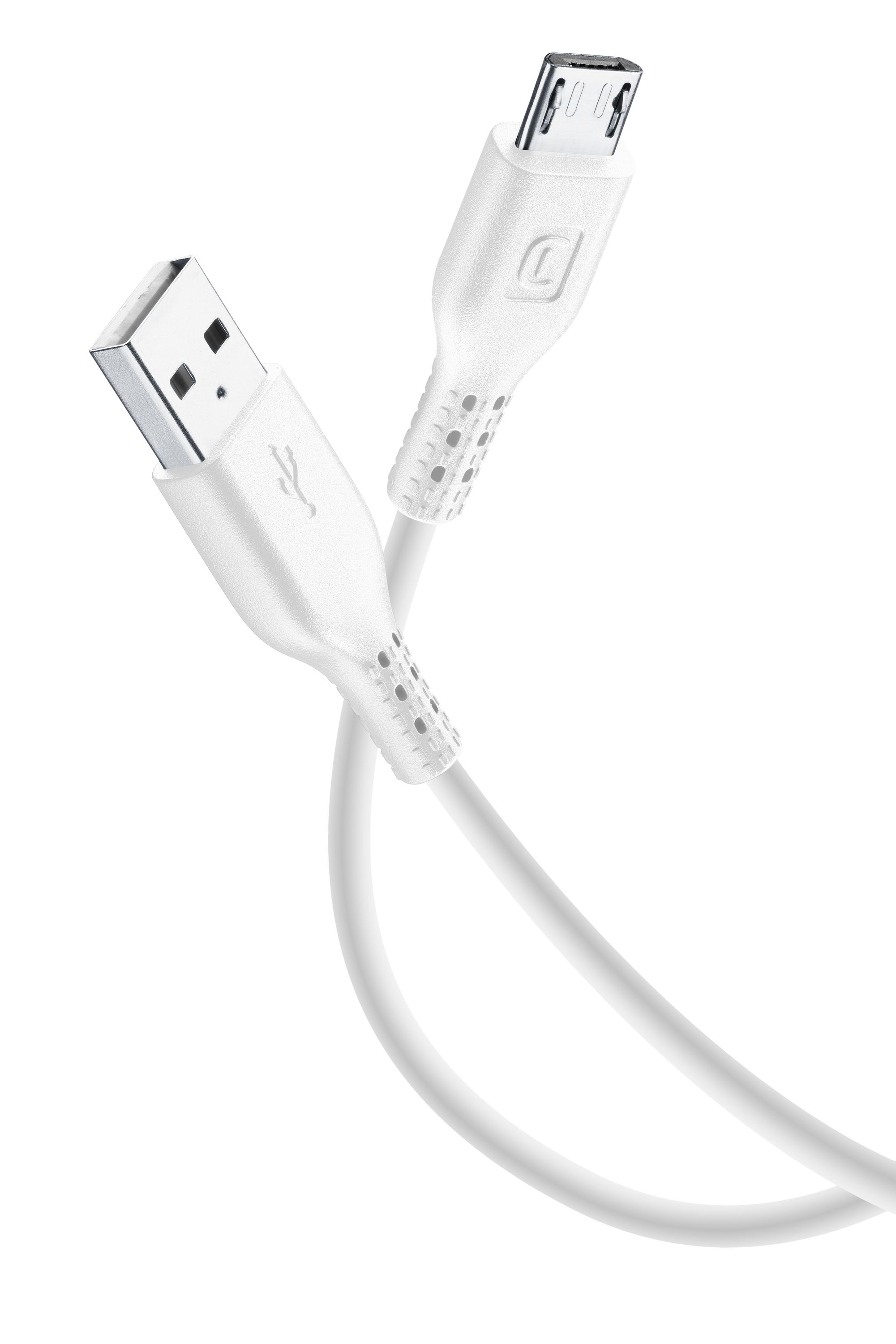 Cellularline USB Cable Color - Micro USB Cavo dati colorato e in materiale antigroviglio