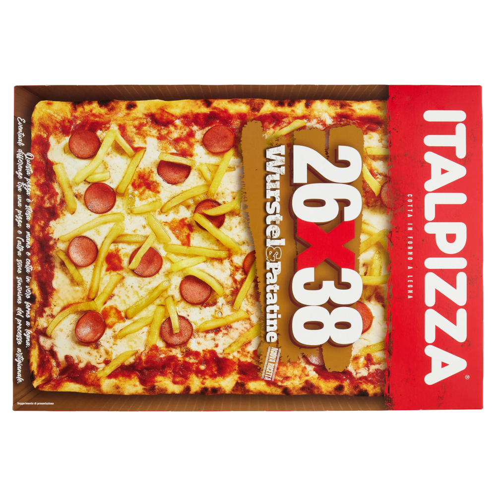 Italpizza 26x38 Wurstel&Patatine 570 g
