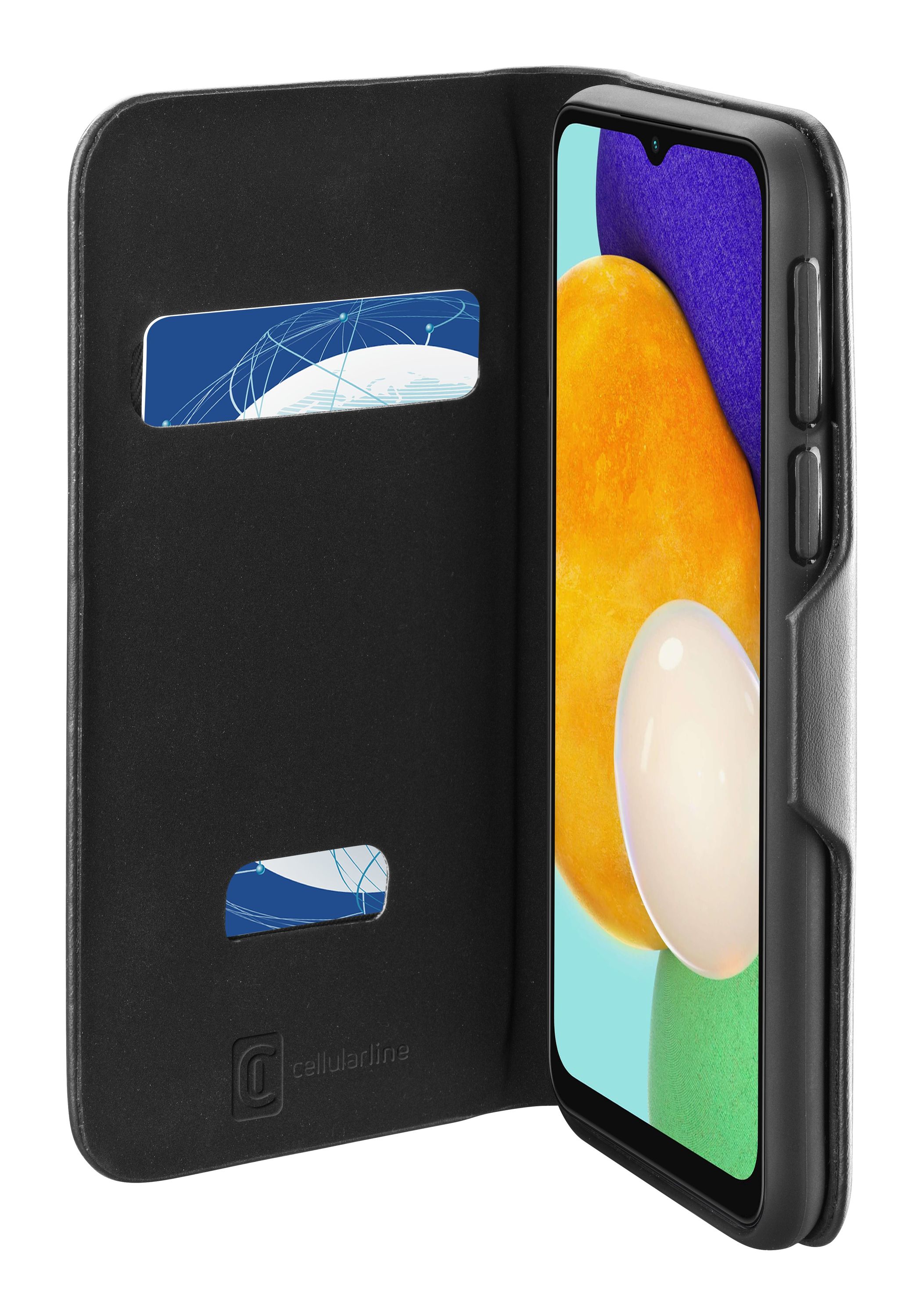 Cellularline Book Clutch - Galaxy A13 5G / Galaxy A04s Custodia a libro con chiusura di sicurezza magnetica