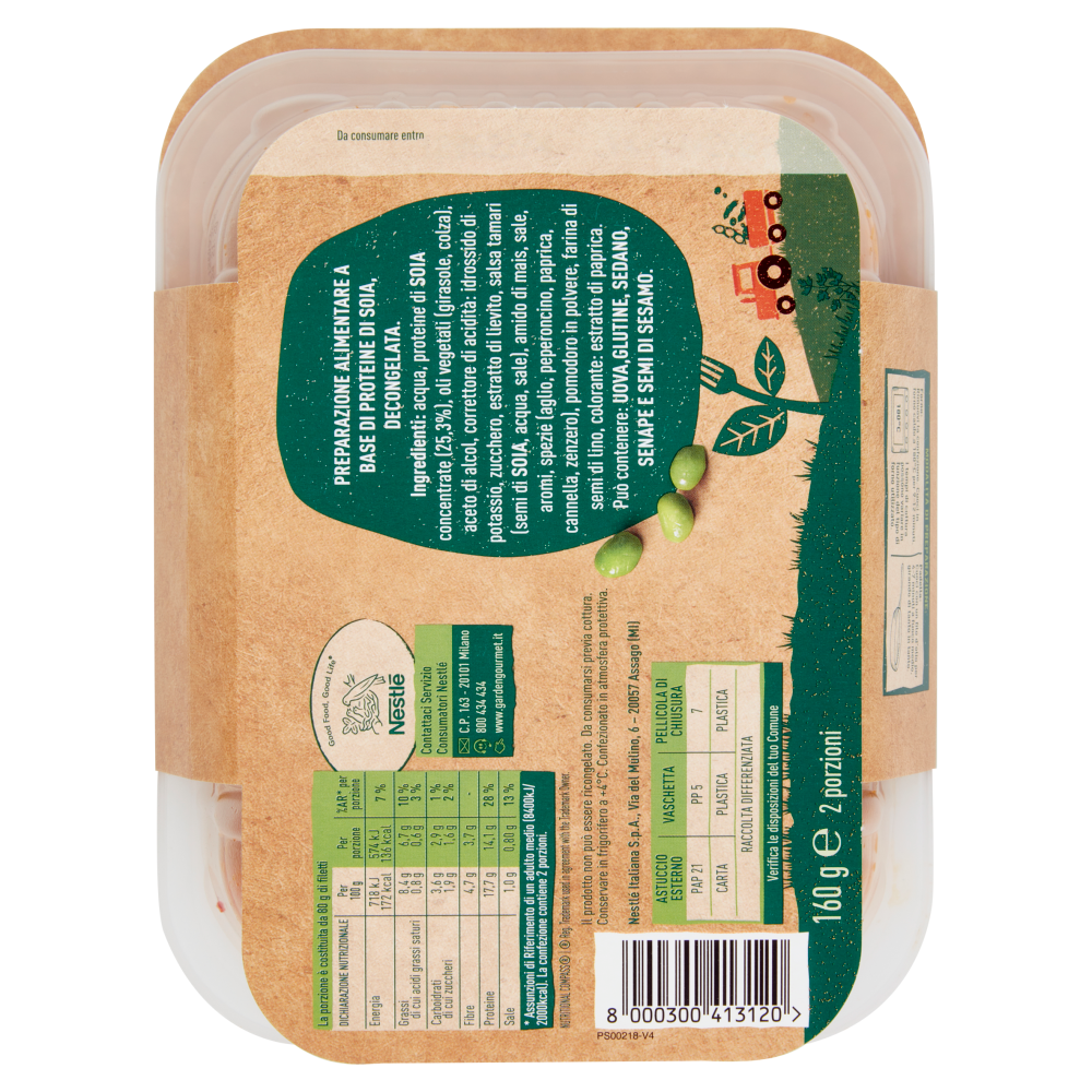 GARDEN GOURMET Sensational Filetti Marinati Asian Style Vegetariani 160g