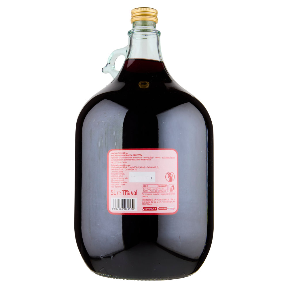 Carrefour Classic Sangiovese Puglia IGP 5 L