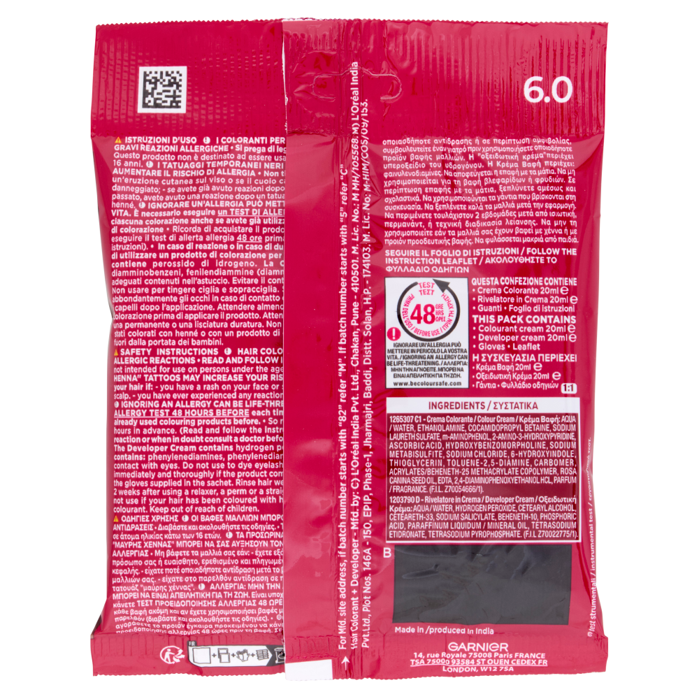 Garnier Color Sensation color retouch Colorazione senza ammoniaca Biondo Scuro