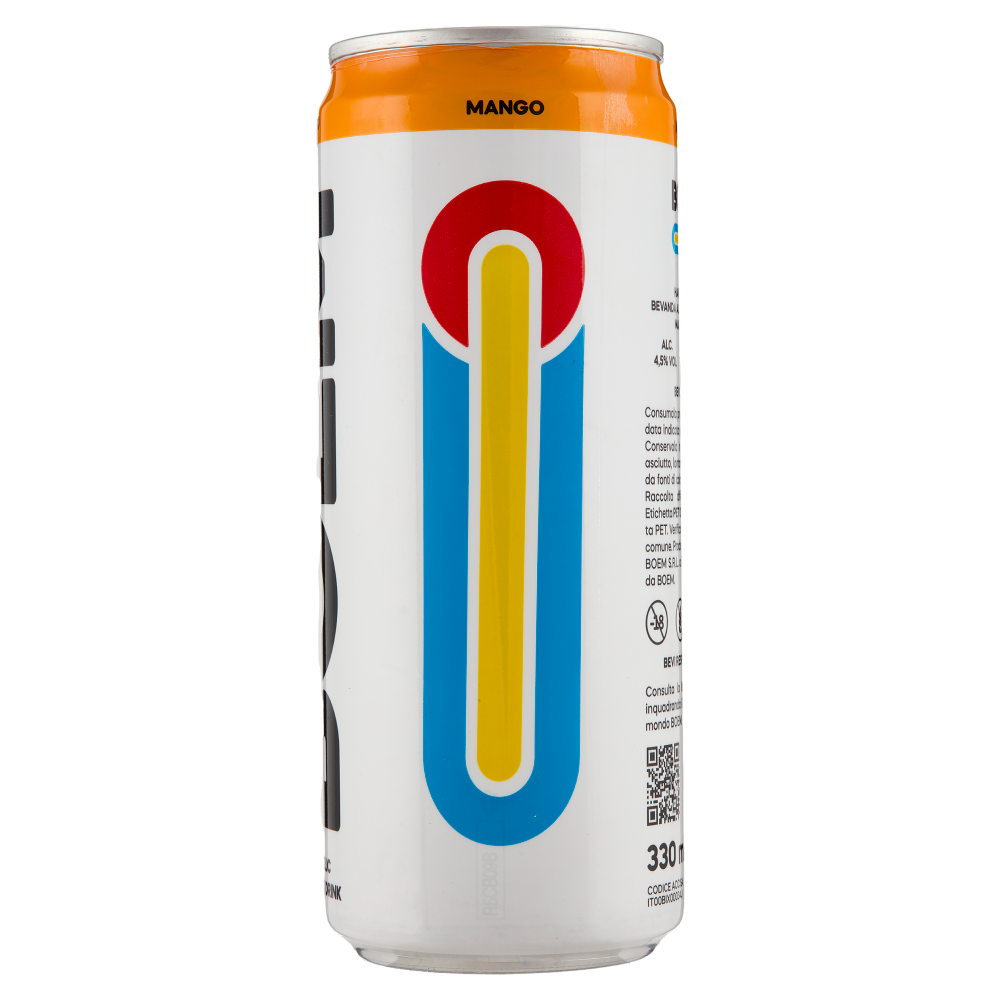 Boem Alcoholic Sparkling Drink Mango 330 ml