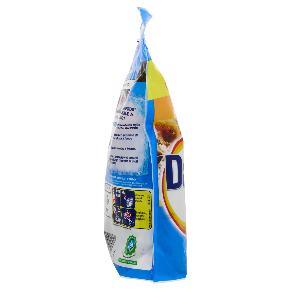 Dash Pods Detersivo Lavatrice In Capsule, Ambra, 50 Lavaggi 955 g