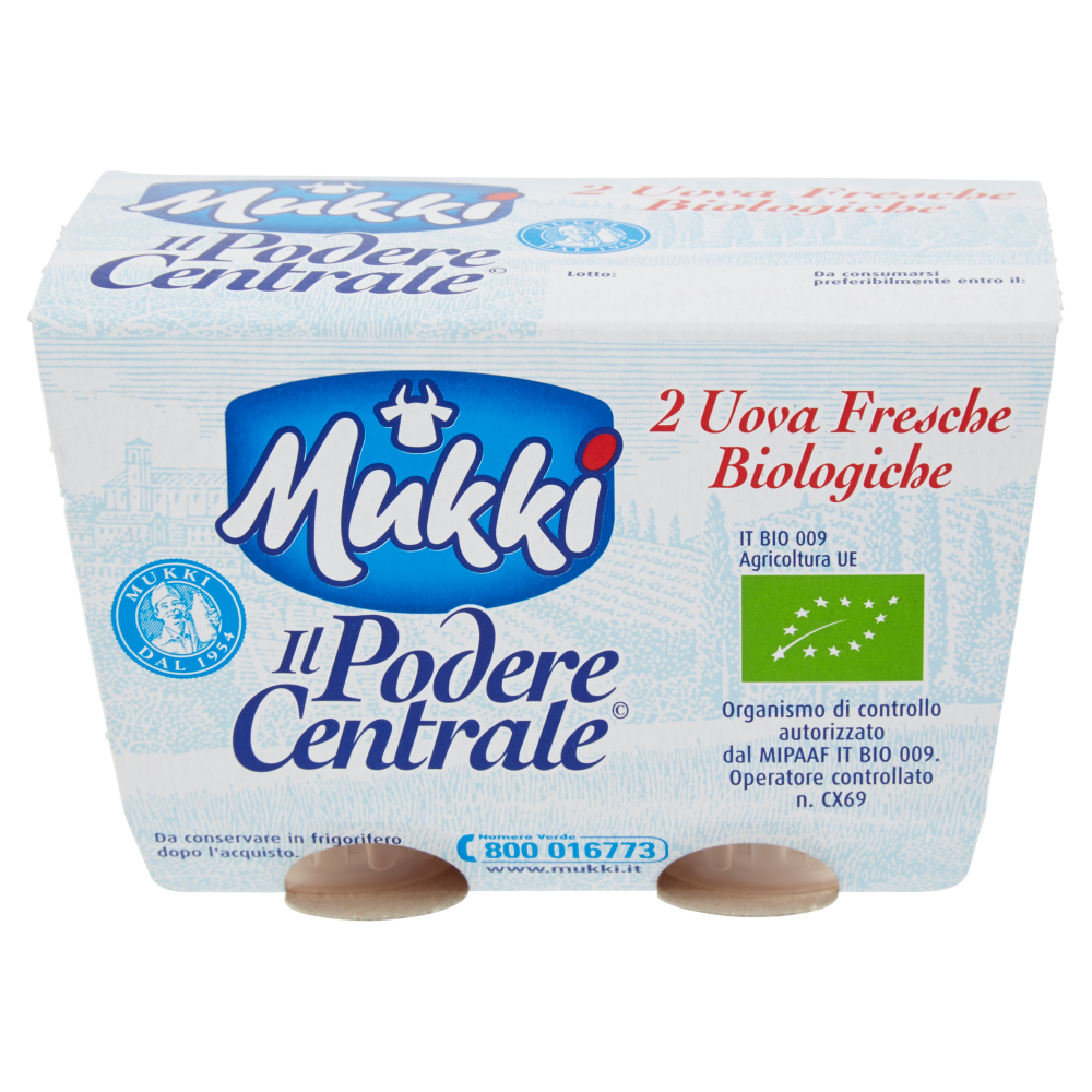 Mukki Il Podere Centrale 2 Uova Fresche Biologiche