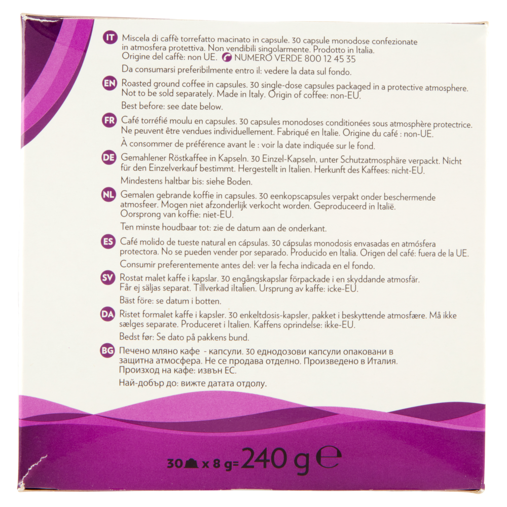 Lavazza Espresso Intenso Compatibile con Macchine Nescafé Dolce Gusto* 30 x 8 g