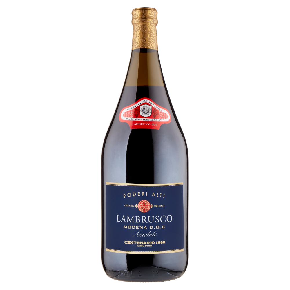Chiarli Centenario 1860 Poderi Alti Lambrusco Modena D.O.C. Amabile 1,5 l