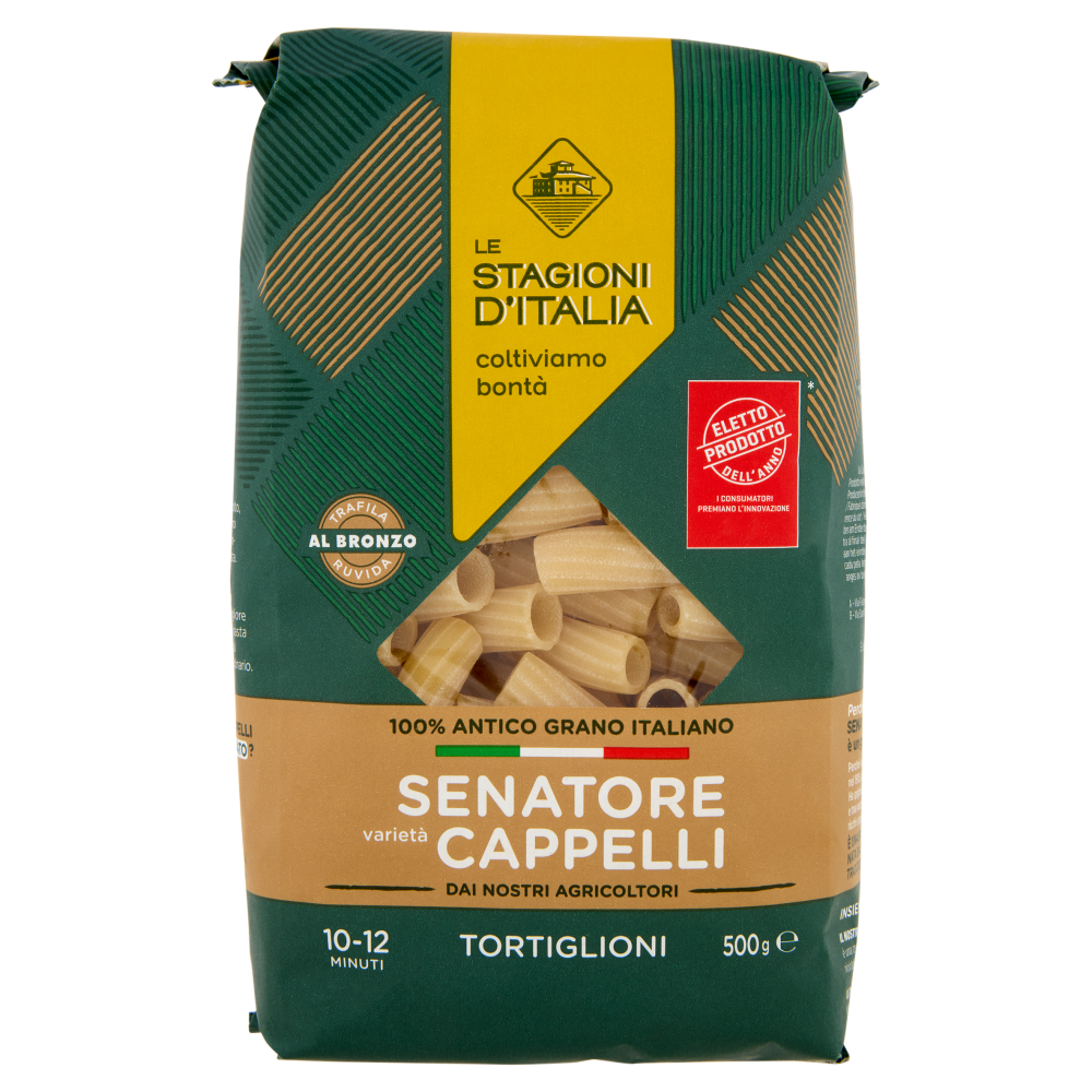 Le Stagioni d'Italia Senatore varietà Cappelli Tortiglioni 500 g