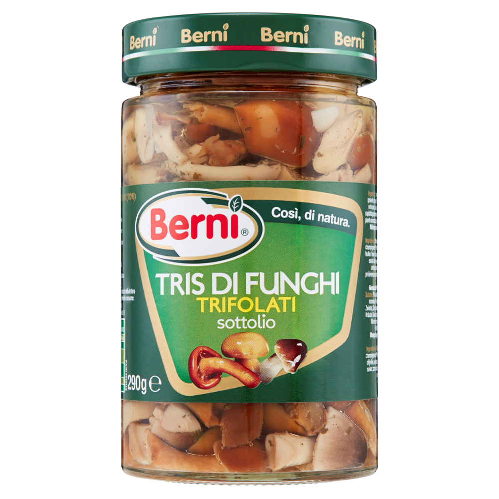 Berni Tris di funghi trifolati sottolio 290 g