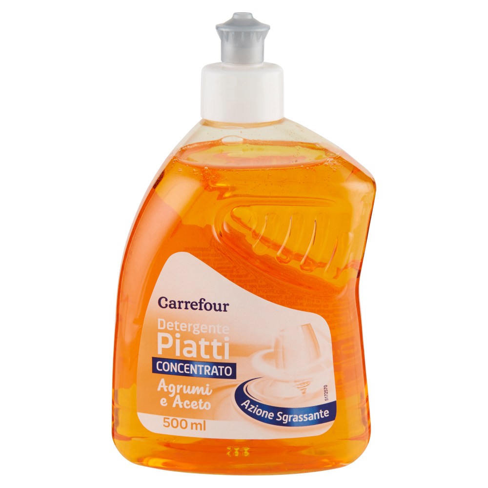 Carrefour Detergente Piatti Concentrato Agrumi e Aceto 500 ml