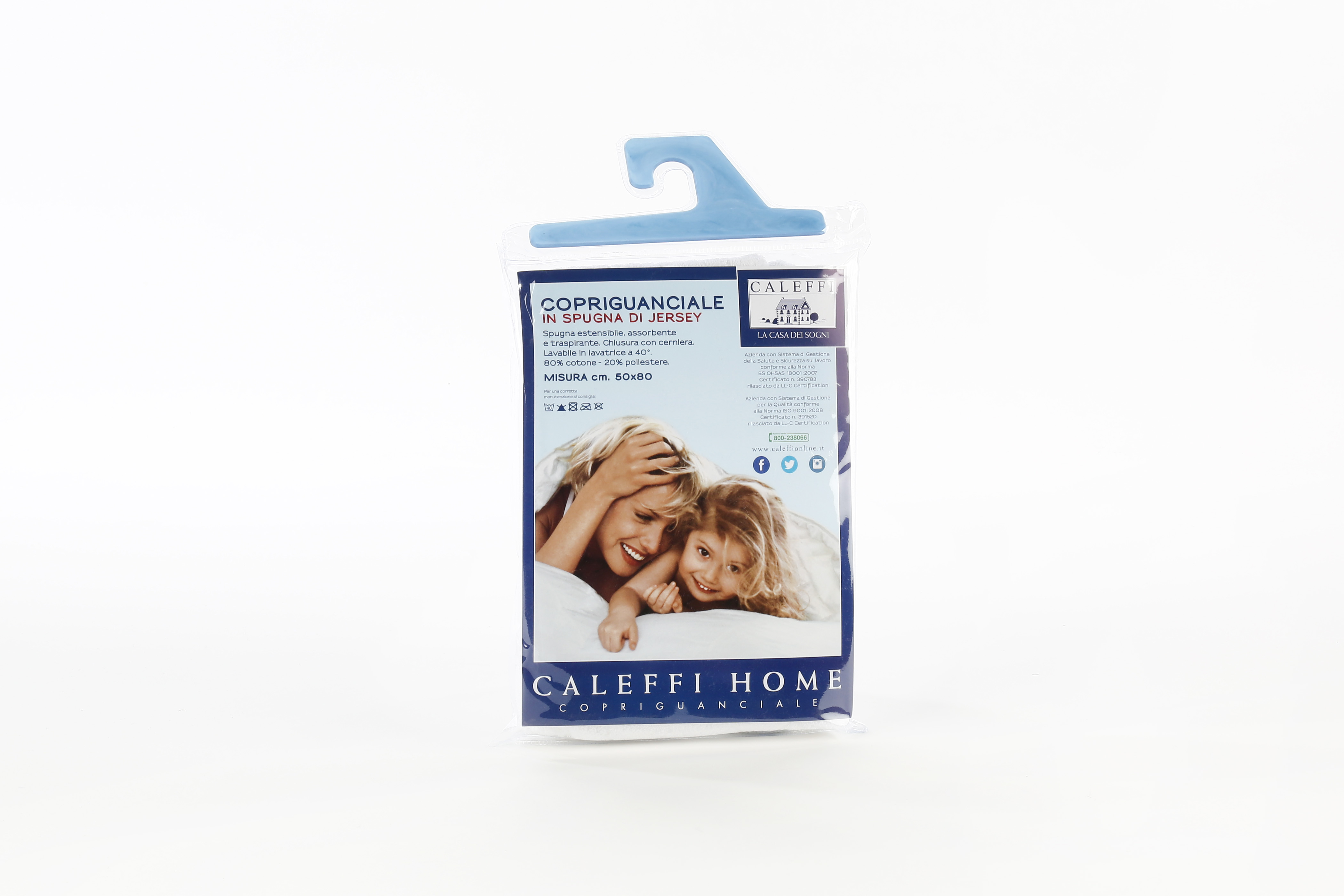 Caleffi Copriguanciale in spugna 50x80