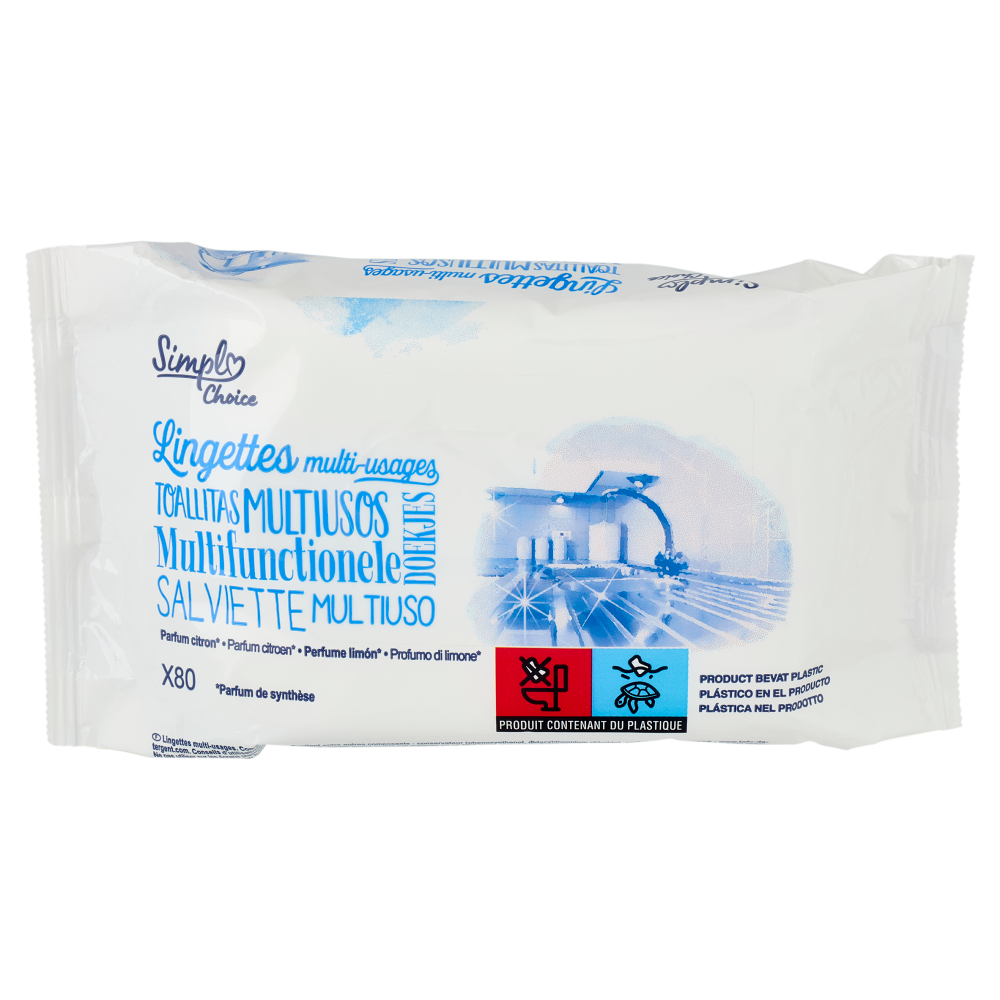 Simpl Choice Salviette Multiuso 80 pz