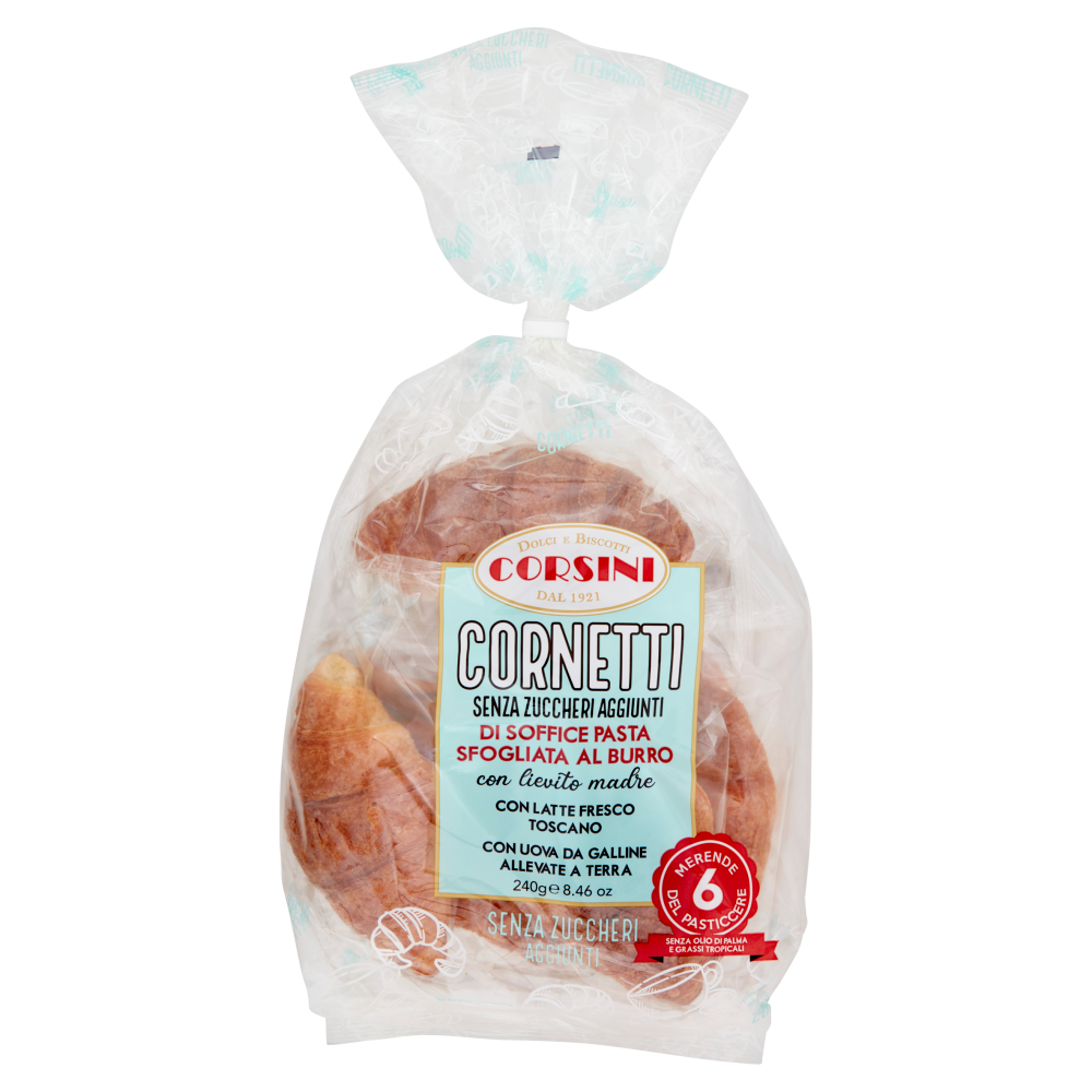 Corsini Cornetti Senza Zuccheri Aggiunti 6 x 40 g