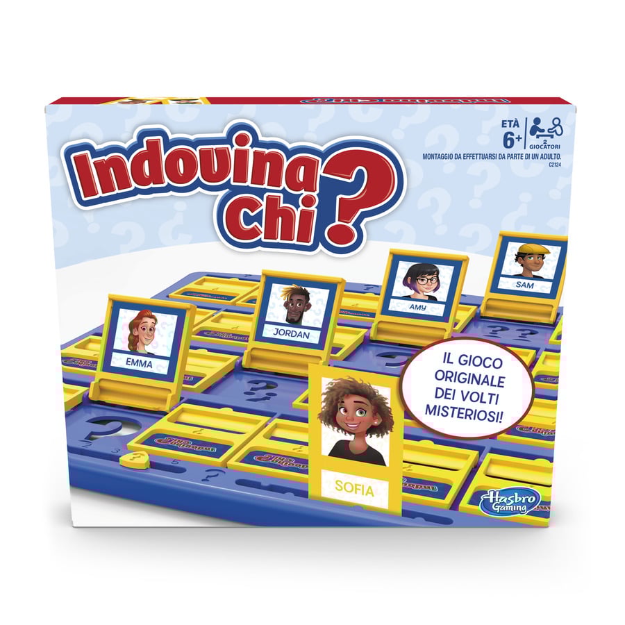 Hasbro Gaming Indovina Chi? (gioco in scatola Gaming - Versione in Italiano)