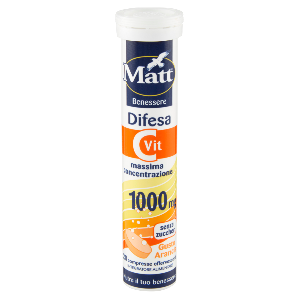 Matt Benessere Difesa Vit C 20 compresse effervescenti 90 g