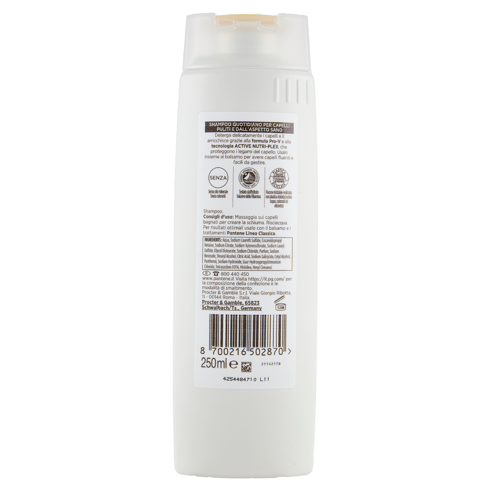Pantene Pro-V Linea Classica Shampoo Active Nutri-Plex 250 ml