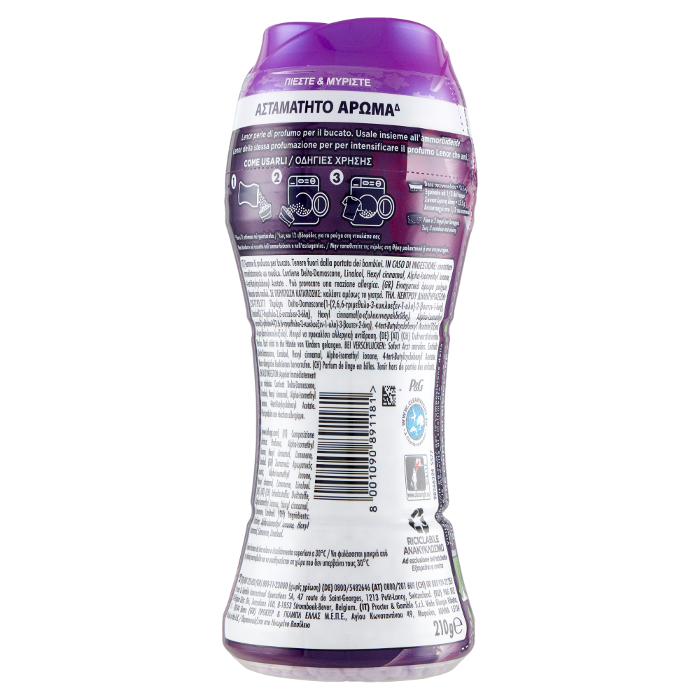 Lenor profumo per il bucato Ametista & Bouquet Fiorito 210 g