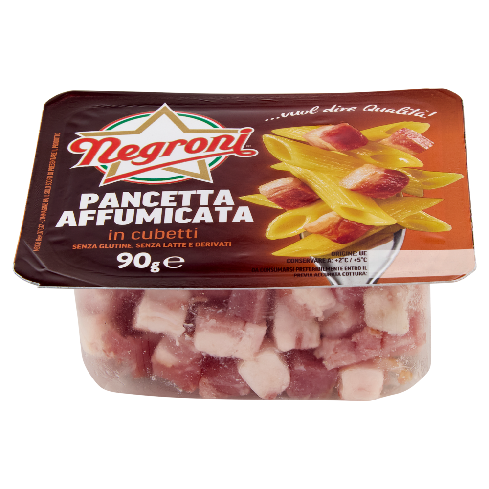 Negroni Pancetta Affumicata in cubetti 90 g