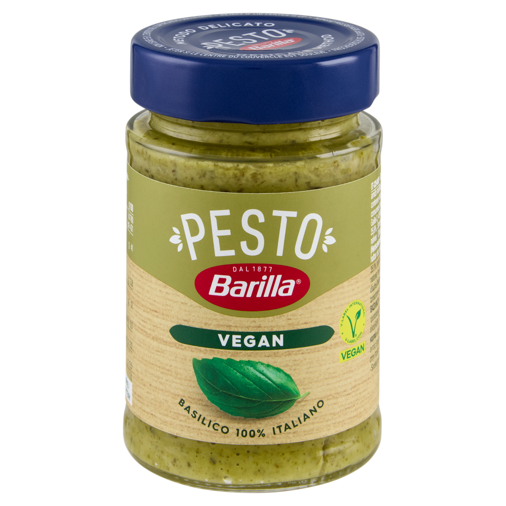 Barilla Pesto Genovese Vegan Condimento e Sugo per Pasta 195 g