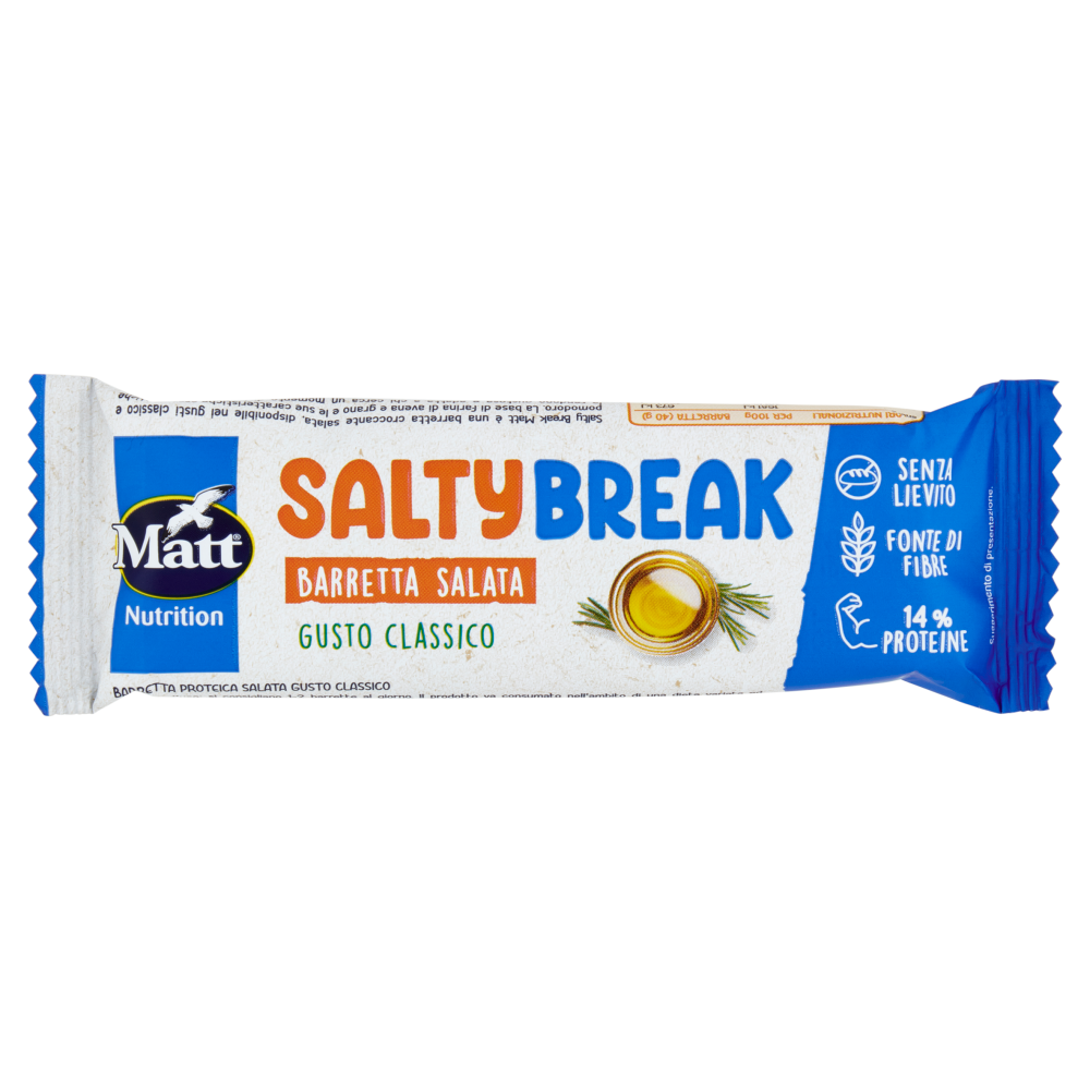  Matt Nutrition Salty Break Barretta Salata Gusto Classico 40 g