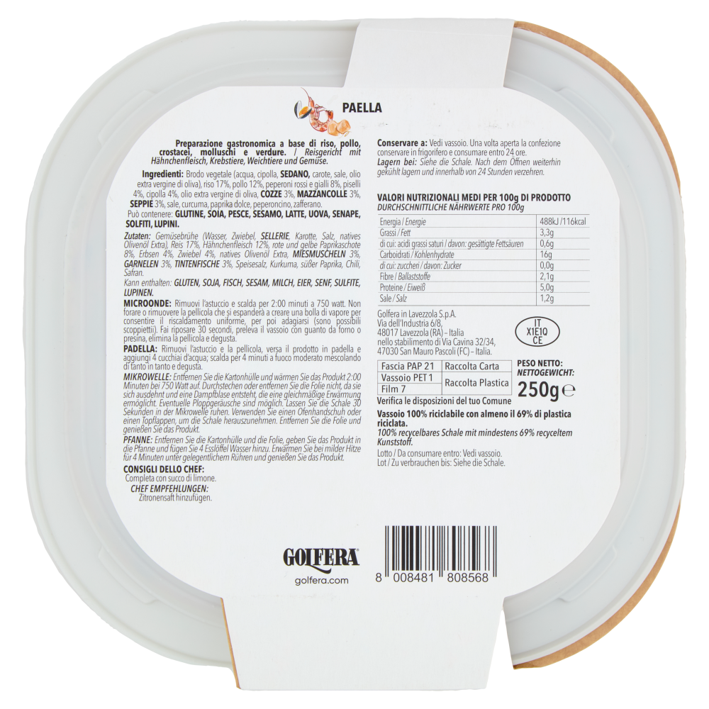 Golfera Ben Fatto Paella 250 g