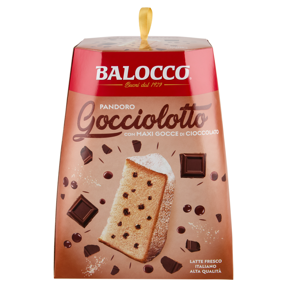 Balocco Pandoro Gocciolotto con Maxi Gocce di Cioccolato 800 g