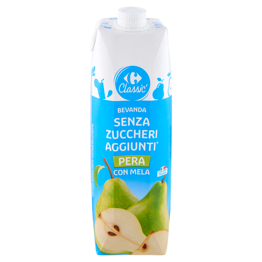 Carrefour Classic Bevanda Senza Zuccheri Aggiunti* Pera con Mela 1 L