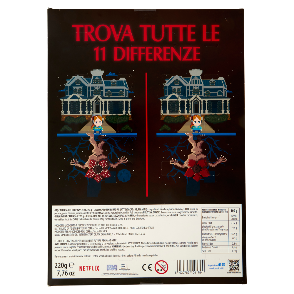 Dolci Preziosi Calendario dell'Avvento Stranger Things 220 g