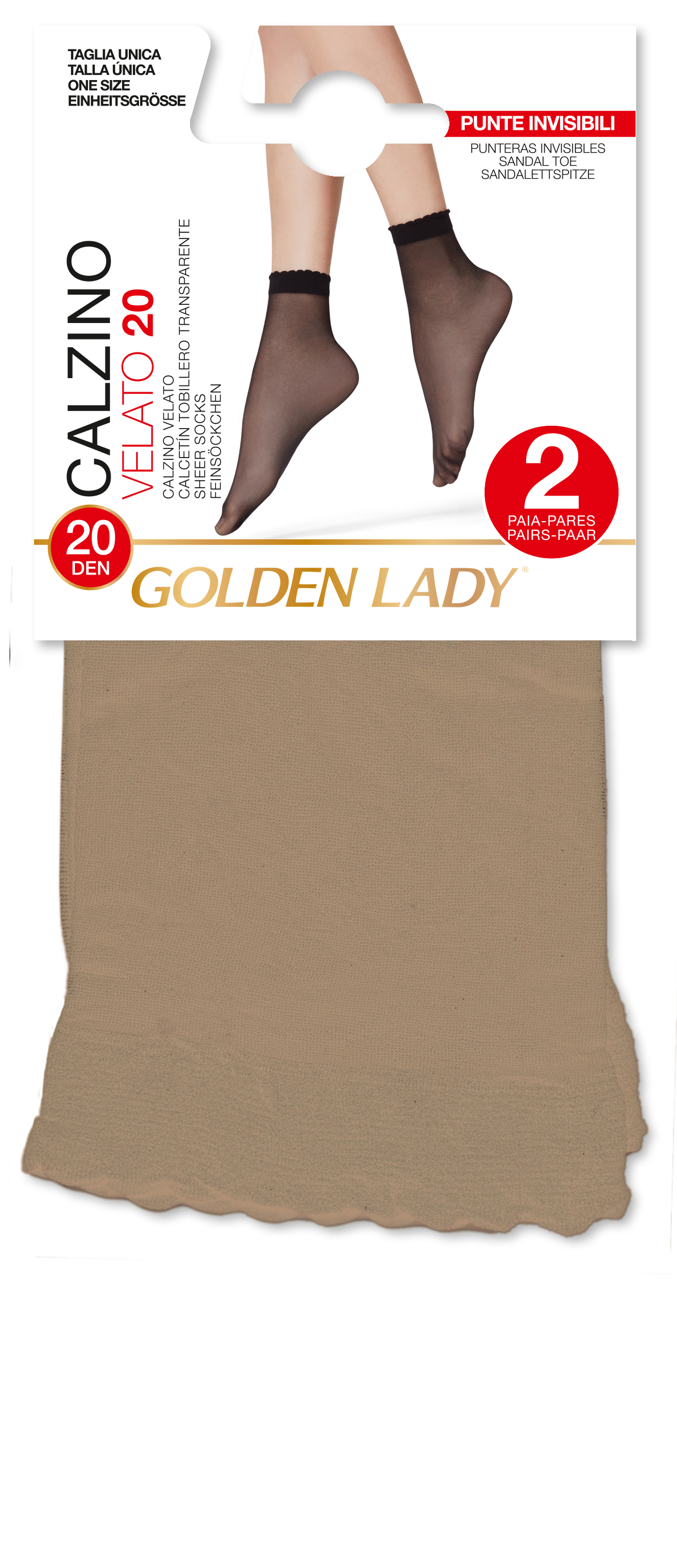 Golden Lady Calz.Velato 20 2Pz Dakar