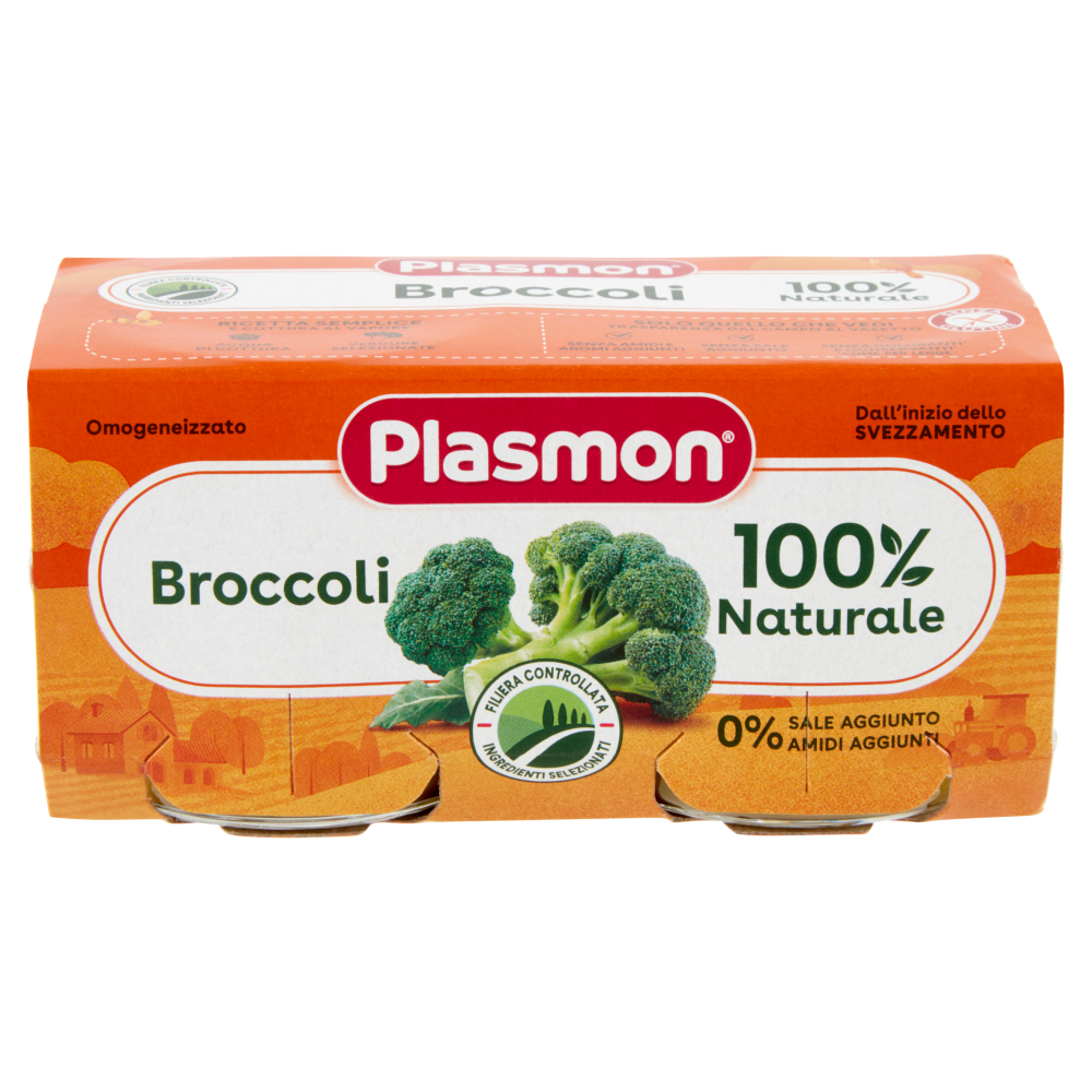 Plasmon Omogeneizzato Broccoli 2 x 80 g