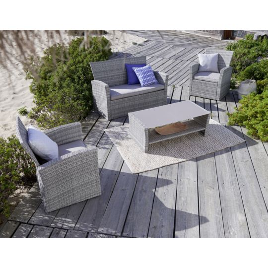 Carrefour Coffee Set Wicker Ouv&eacute;a