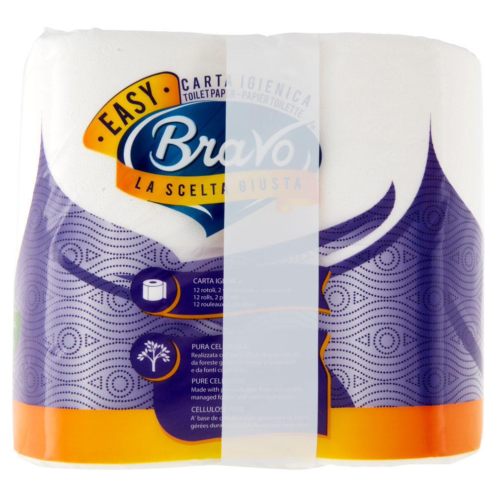 Bravo Easy Carta Igienica 12 pz