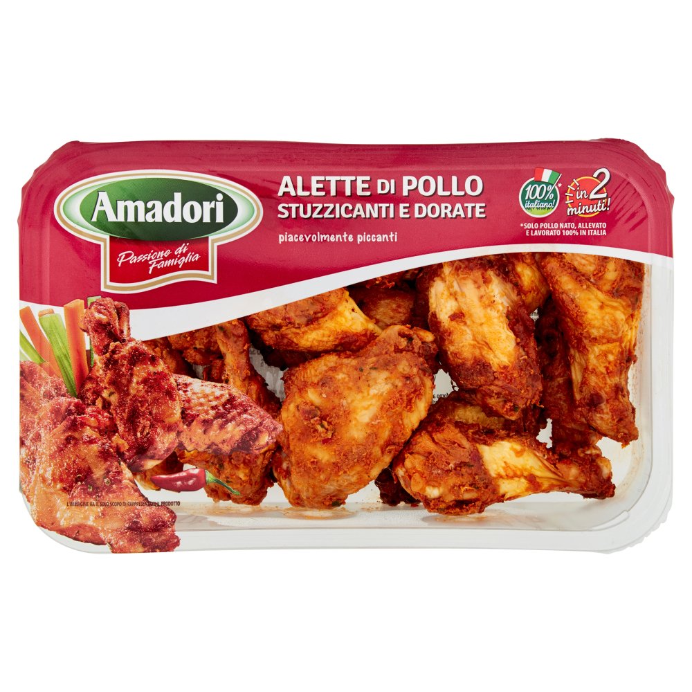 Amadori Alette di Pollo Piccanti 0,500 kg