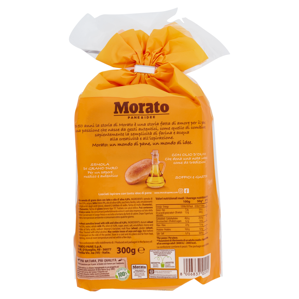 Morato Bocconcini Grano Duro 6 x 50 g