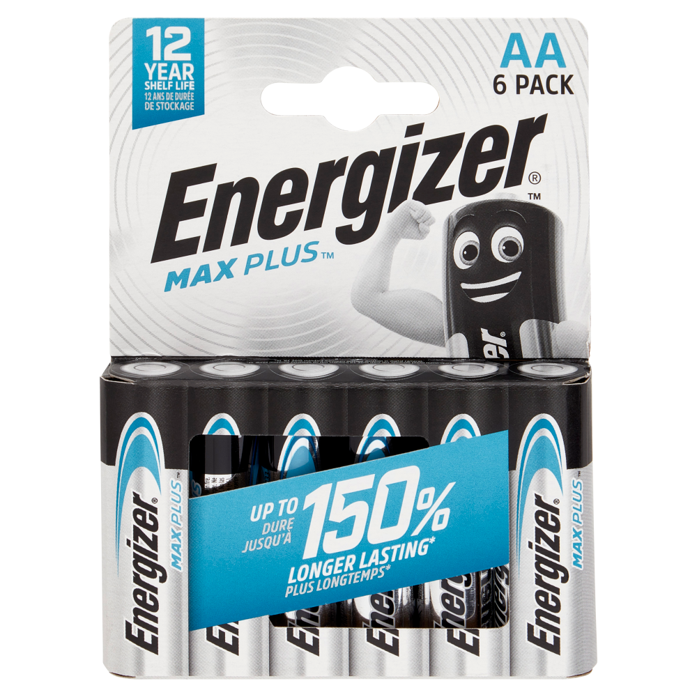 Energizer Max Plus AA Alkaline 6 pz